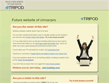 Tablet Screenshot of cirrusrpro.tripod.com