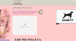 Desktop Screenshot of littlemissprissandco.tripod.com