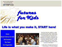 Tablet Screenshot of futuresforkids.tripod.com