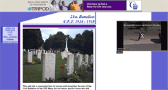 Desktop Screenshot of 21stbattalioncef.tripod.com