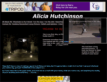Tablet Screenshot of aliciahutchinson.tripod.com