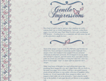 Tablet Screenshot of gentleimpressions.tripod.com