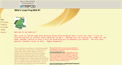 Desktop Screenshot of leapfrogmike.tripod.com