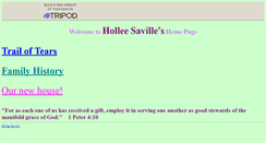 Desktop Screenshot of holleesaville.tripod.com