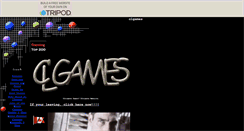 Desktop Screenshot of clgames.tripod.com
