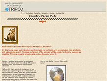 Tablet Screenshot of countryporchpets.tripod.com