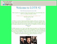 Tablet Screenshot of lotr92.tripod.com