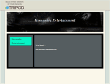 Tablet Screenshot of djhernandezent.tripod.com