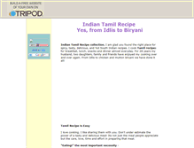 Tablet Screenshot of indiantamilrecipe.tripod.com