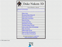 Tablet Screenshot of duke3d.tripod.com