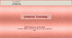 Desktop Screenshot of jrbakerjr.tripod.com
