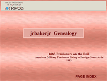 Tablet Screenshot of jrbakerjr.tripod.com