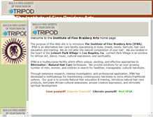 Tablet Screenshot of ifbaproductions.tripod.com