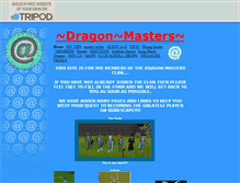 Tablet Screenshot of dragon-masters1.tripod.com