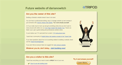 Desktop Screenshot of darianowitch.tripod.com