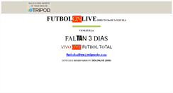 Desktop Screenshot of futbolonlive.ve.tripod.com