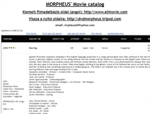 Tablet Screenshot of dvdmmorph.tripod.com