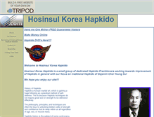 Tablet Screenshot of koreahapkido.tripod.com