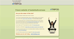 Desktop Screenshot of basketballoverseas.tripod.com