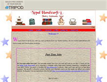 Tablet Screenshot of nepalhandicrafts.tripod.com