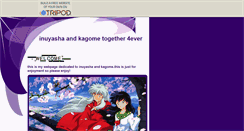 Desktop Screenshot of inuyashaandkagome4.tripod.com