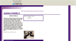 Desktop Screenshot of jeansakennels.tripod.com