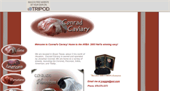 Desktop Screenshot of conrads-caviary.tripod.com