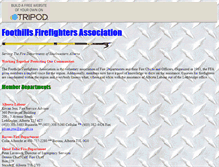 Tablet Screenshot of foothillsfire.tripod.com