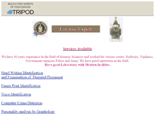 Tablet Screenshot of forensic-expert.tripod.com