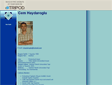 Tablet Screenshot of cemhaydaroglu.tripod.com