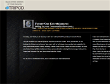 Tablet Screenshot of futureoneentertainment.tripod.com