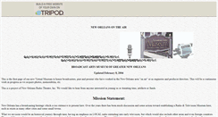 Desktop Screenshot of broadcastmuseum.tripod.com