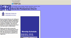 Desktop Screenshot of gloriadeipreschurch.tripod.com