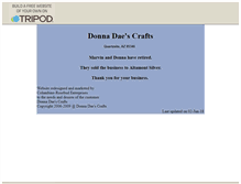 Tablet Screenshot of donnadaescrafts.tripod.com