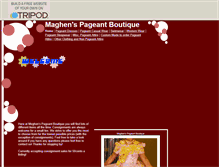Tablet Screenshot of pageantgirlsrock.tripod.com
