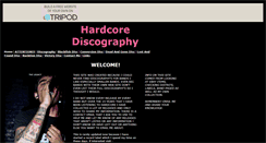 Desktop Screenshot of hardcorediscography.tripod.com