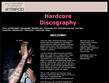 Tablet Screenshot of hardcorediscography.tripod.com