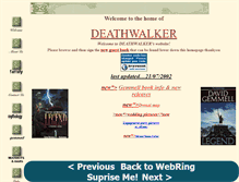 Tablet Screenshot of deathwalker8.tripod.com