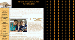 Desktop Screenshot of goldenacreretrievers.tripod.com
