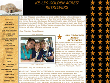 Tablet Screenshot of goldenacreretrievers.tripod.com