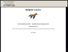 Tablet Screenshot of horsesales.tripod.com