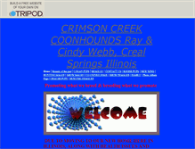 Tablet Screenshot of crimsoncreekkennels.tripod.com