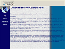 Tablet Screenshot of conradpool.tripod.com
