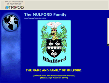 Tablet Screenshot of mulfordfamily.tripod.com