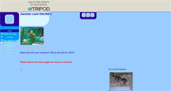 Desktop Screenshot of hamsterlandinc.tripod.com