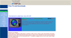Desktop Screenshot of freetv-downloads.tripod.com