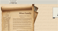 Desktop Screenshot of mianfamily.tripod.com