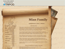 Tablet Screenshot of mianfamily.tripod.com