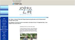 Desktop Screenshot of joyfullifemin.tripod.com