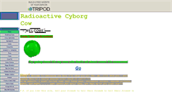 Desktop Screenshot of cyborgcow.tripod.com